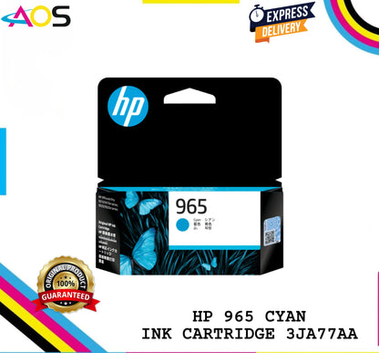 Hp 965 cyan ink cartridge 
