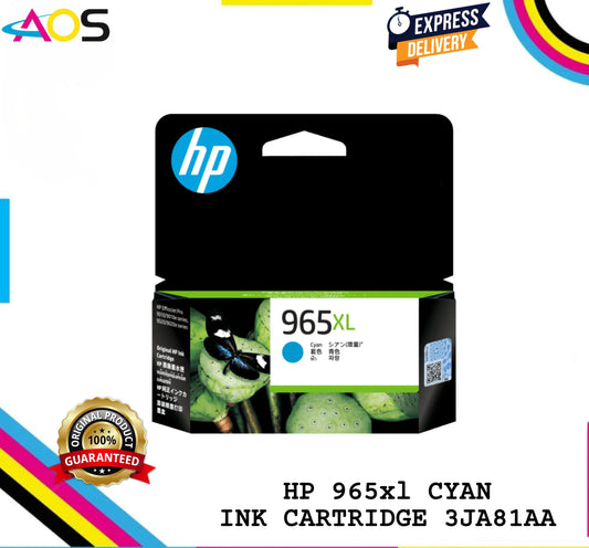 Hp 965xl cyan ink cartridge 