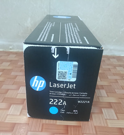 HP 222A Cyan Laserjet Toner Cartridge W2221A Aos Cartridge