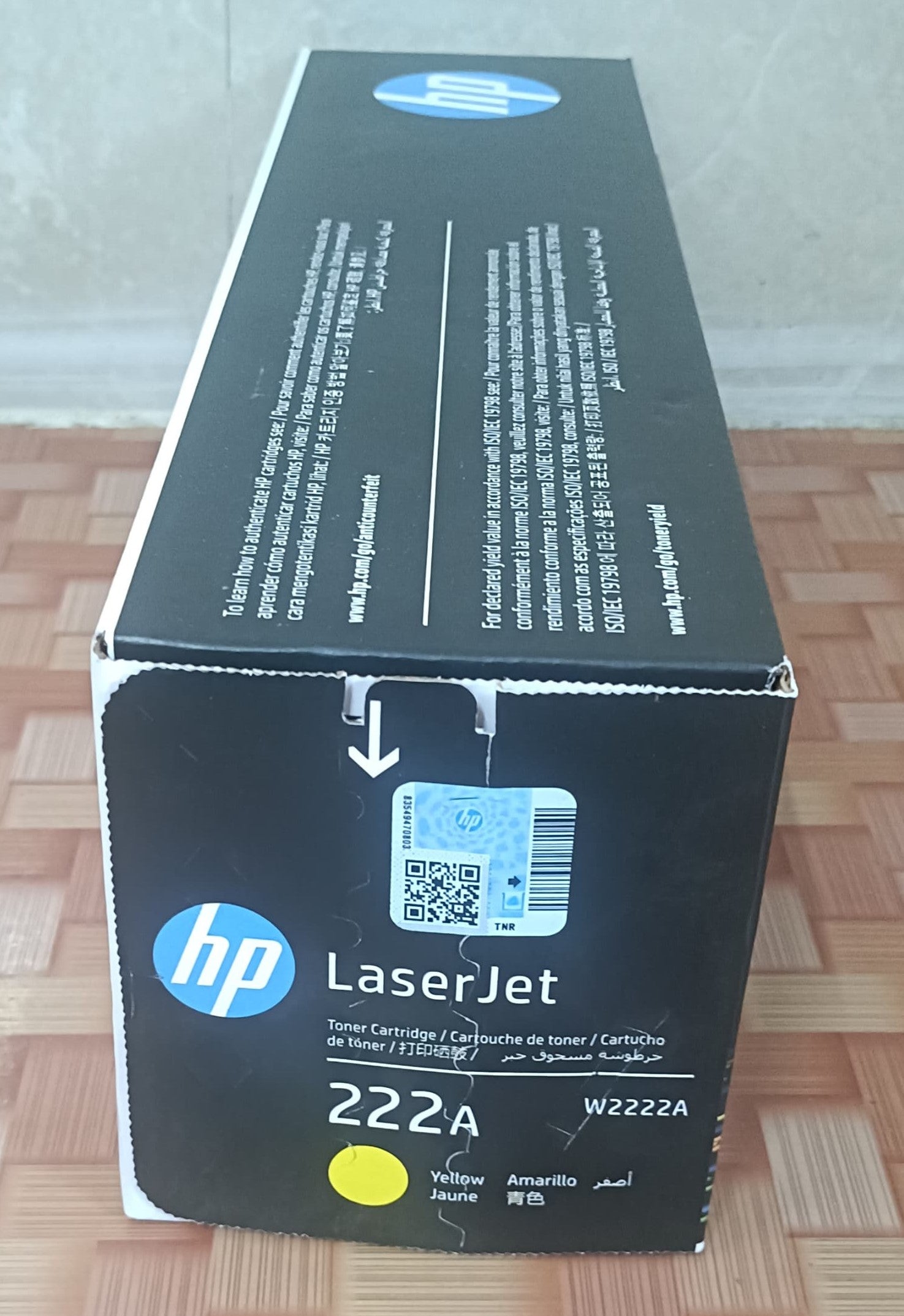 HP 222A Yellow Laserjet Toner Cartridge W2222A Aos Cartridge