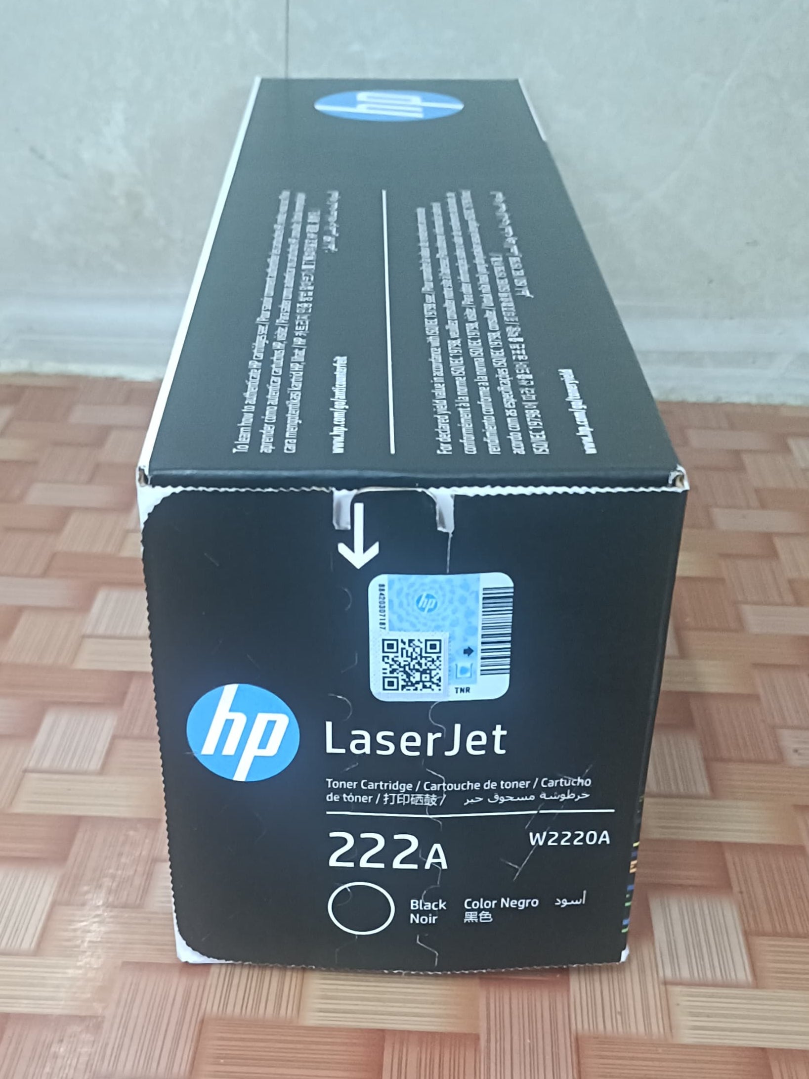 HP 222A Black Toner Cartridge (W2220A) Aos Cartridge
