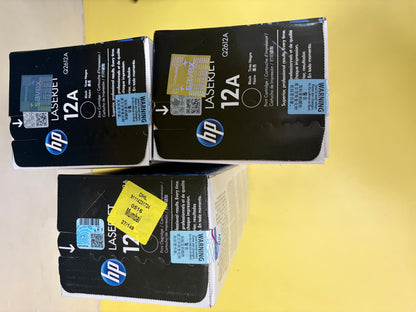 HP 12A Black Toner Cartridge (Q2612A) Aos Cartridge