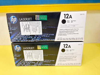 HP 12A Black Toner Cartridge (Q2612A) Aos Cartridge