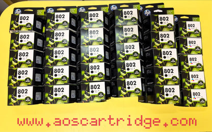 HP 802 Large Black Ink Cartridge Aos Cartridge