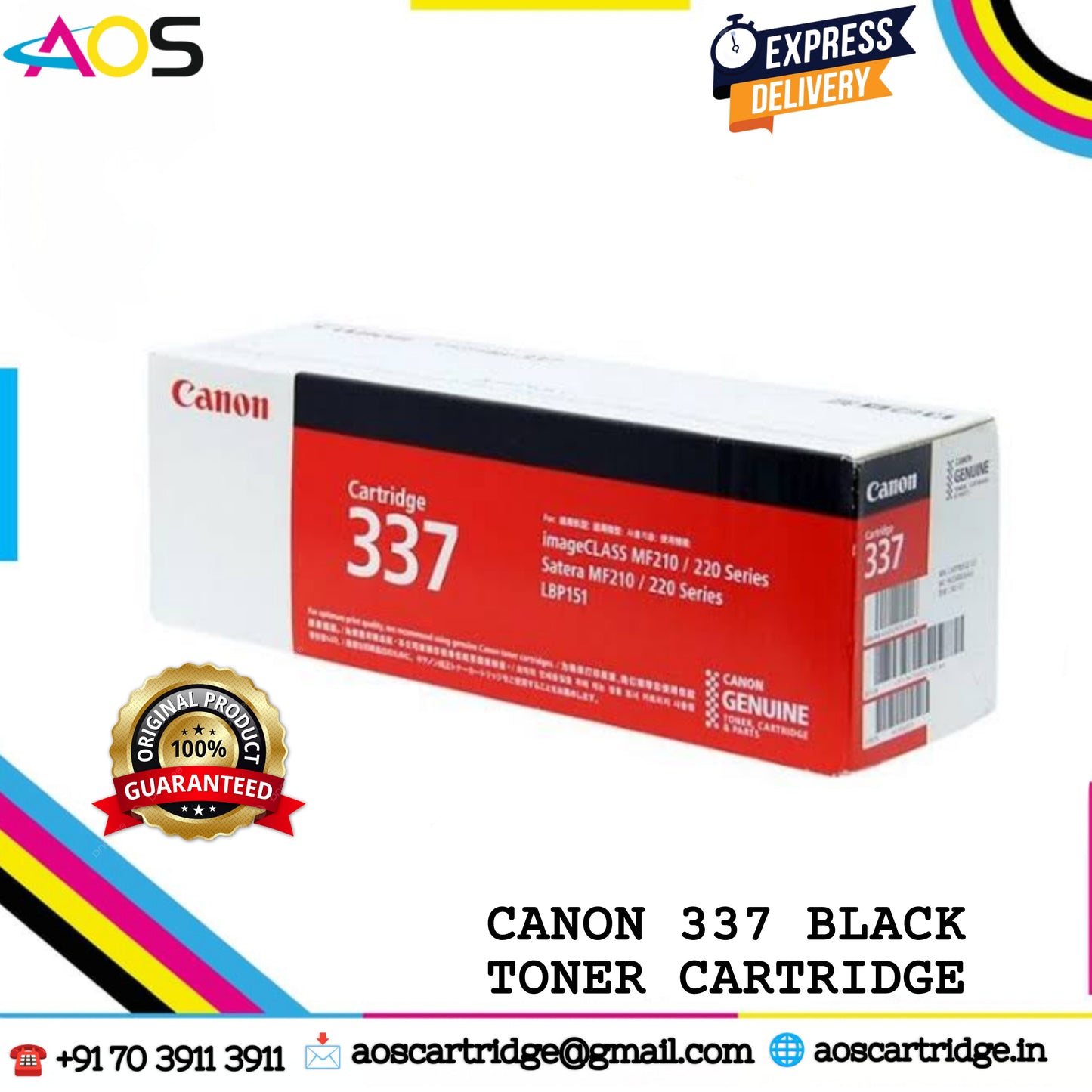 CANON 337 Black Toner Cartridge
