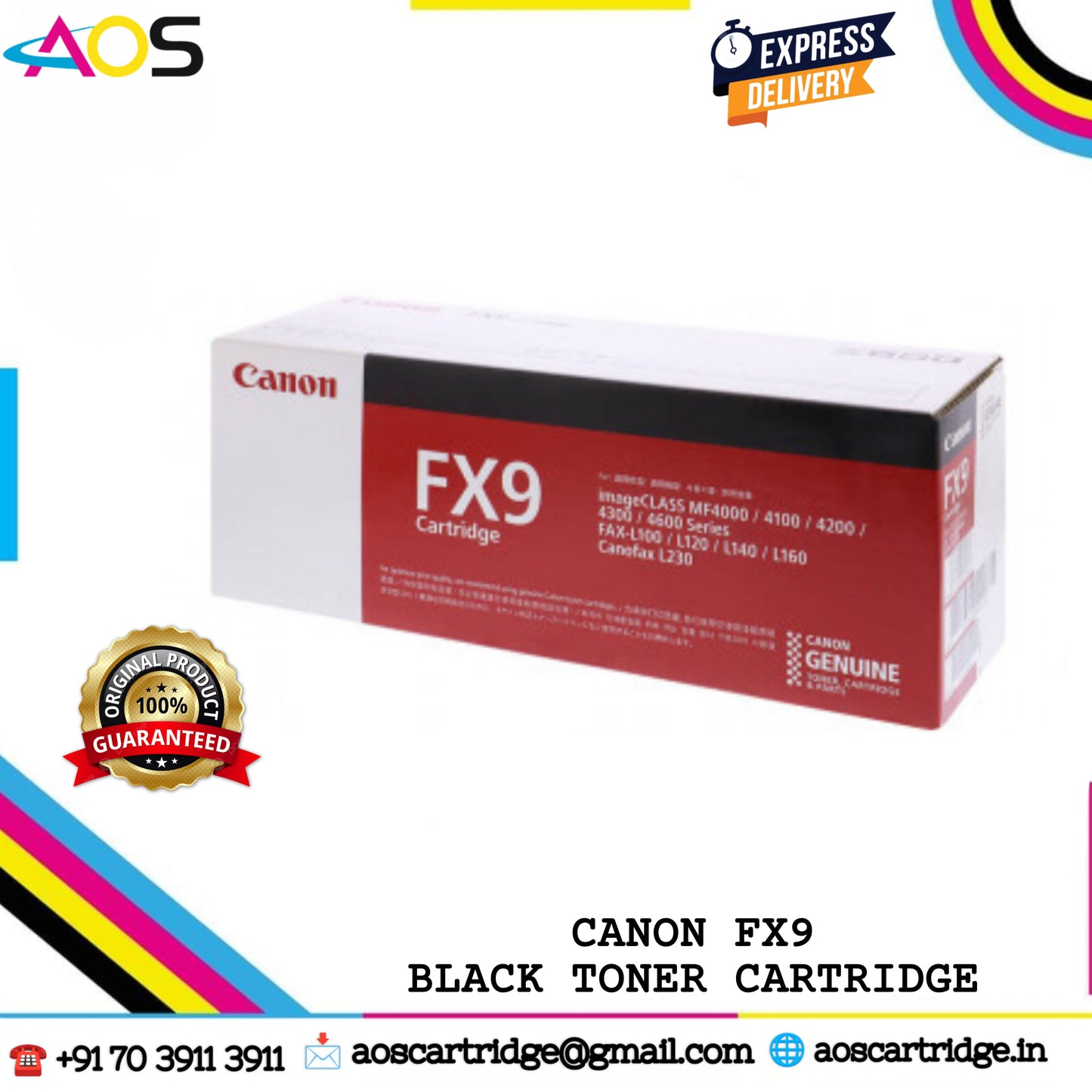 CANON FX9 TONER CARTRIDGE BLACK