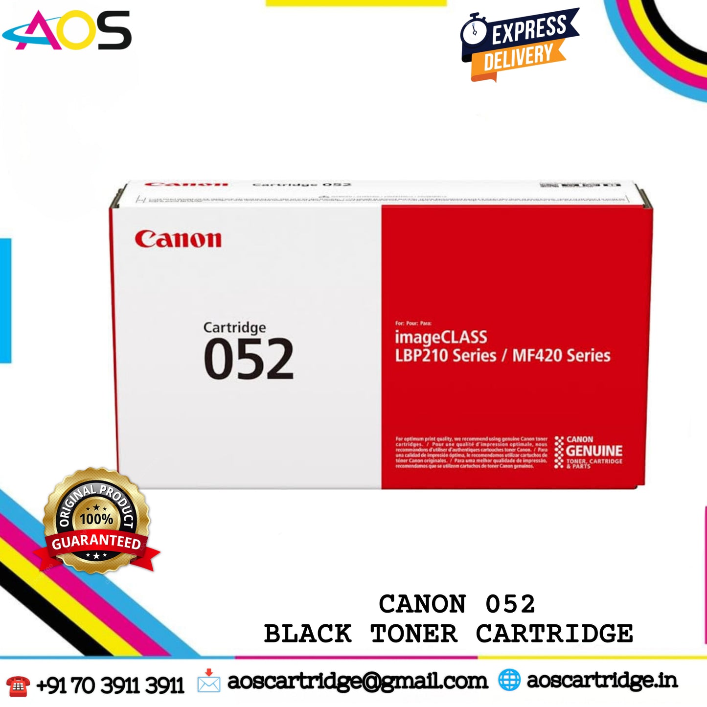 CANON 052 TONER CARTRIDGE BLACK