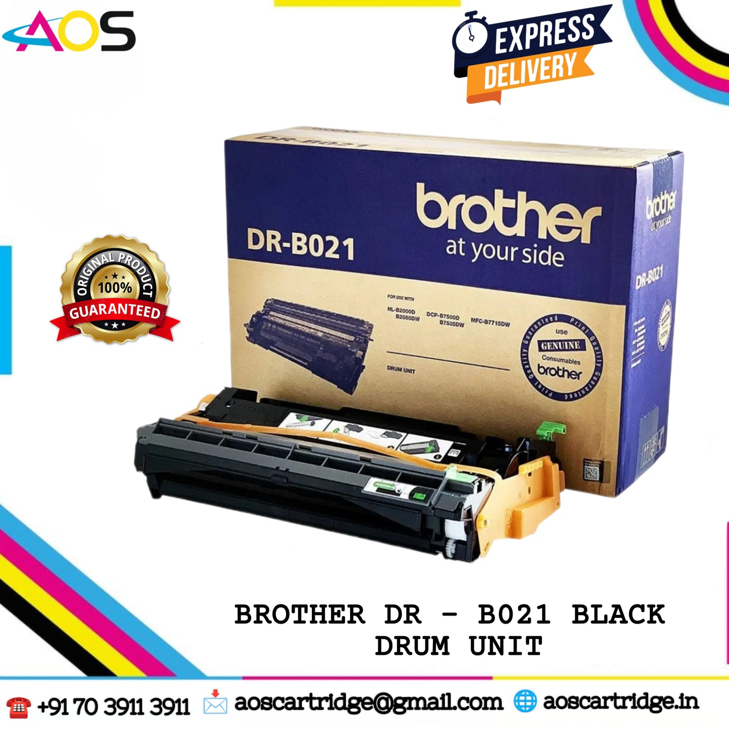Brother dr-b021 drum unit black