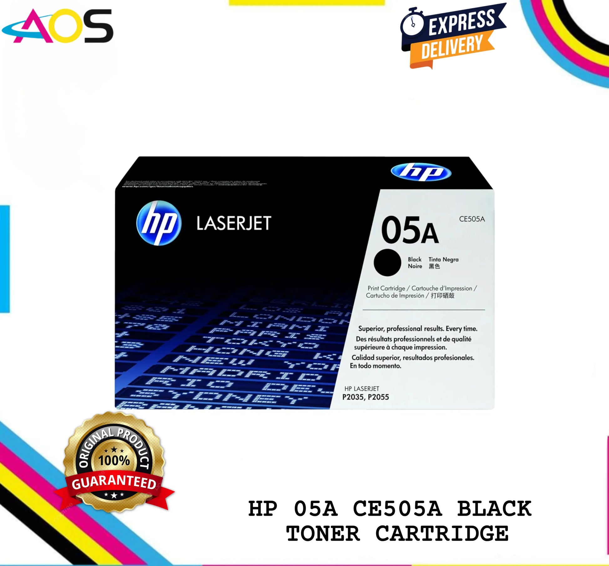 hp 05a black toner cartridge