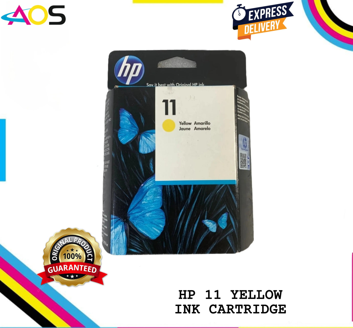 HP 11 Yellow Ink Cartridge 