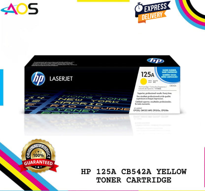 Hp 125a yellow toner cartridge 