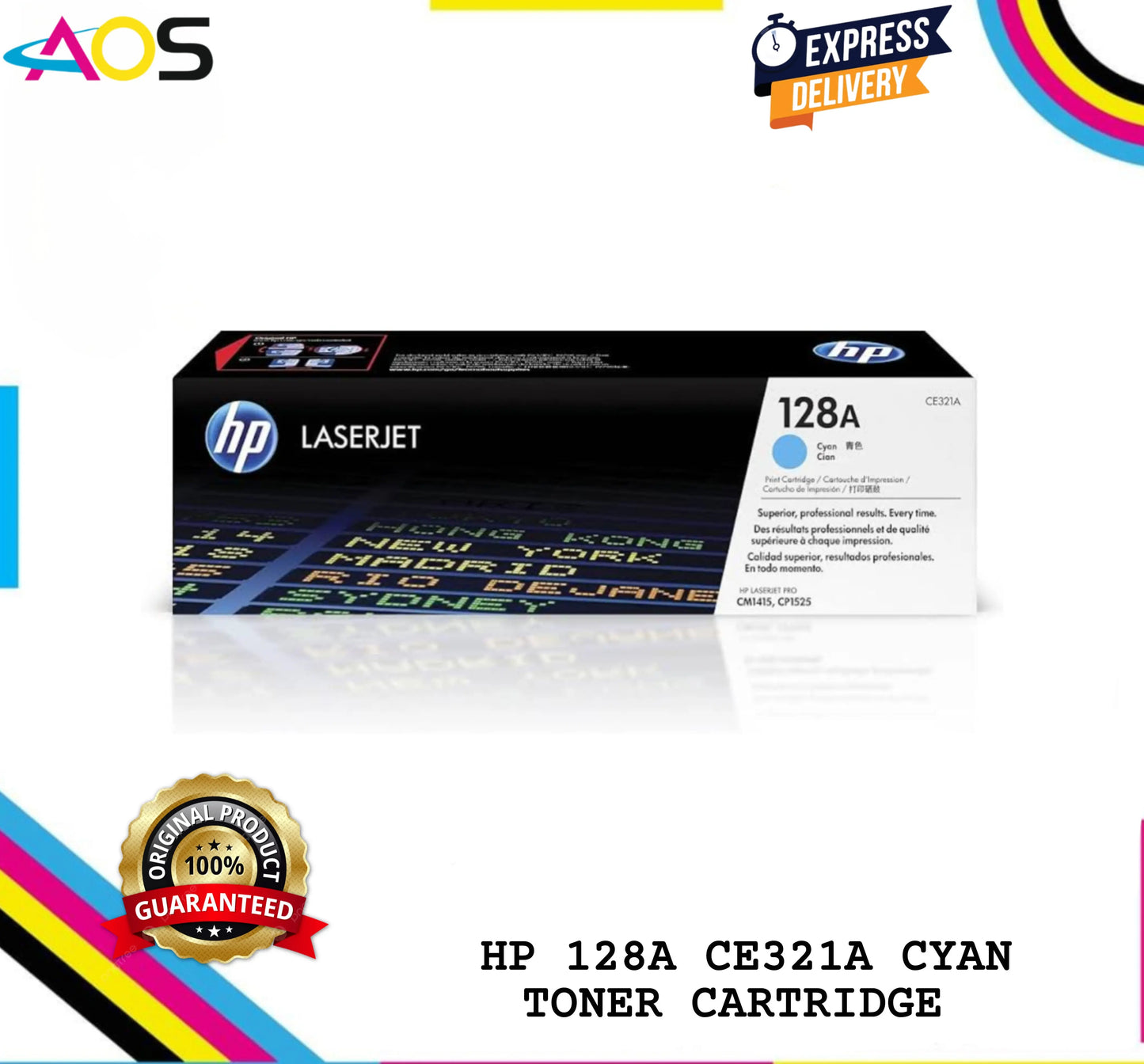 hp 128a cyan toner cartridge