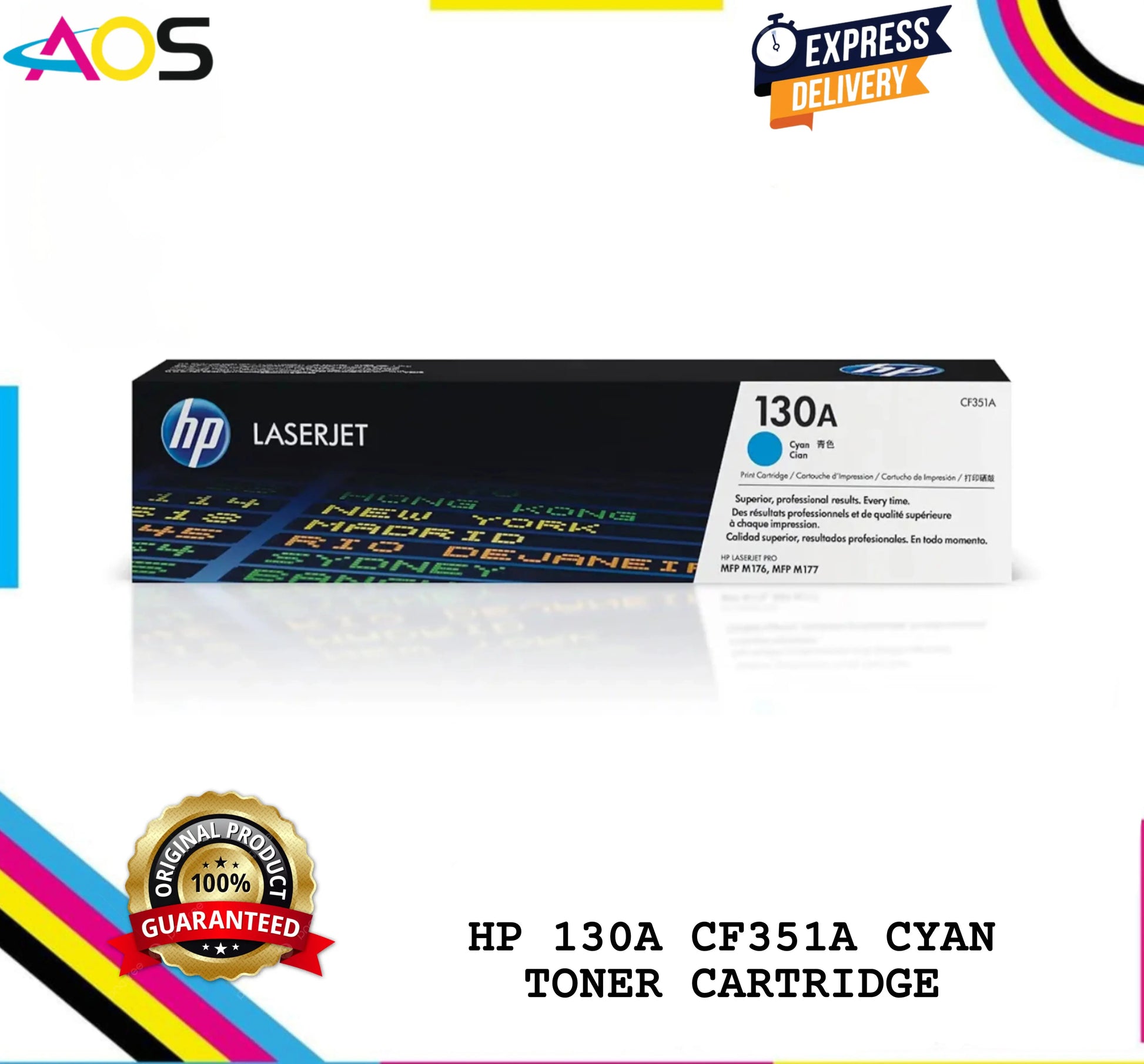 HP 130A CYAN TONER CARTRIDGE