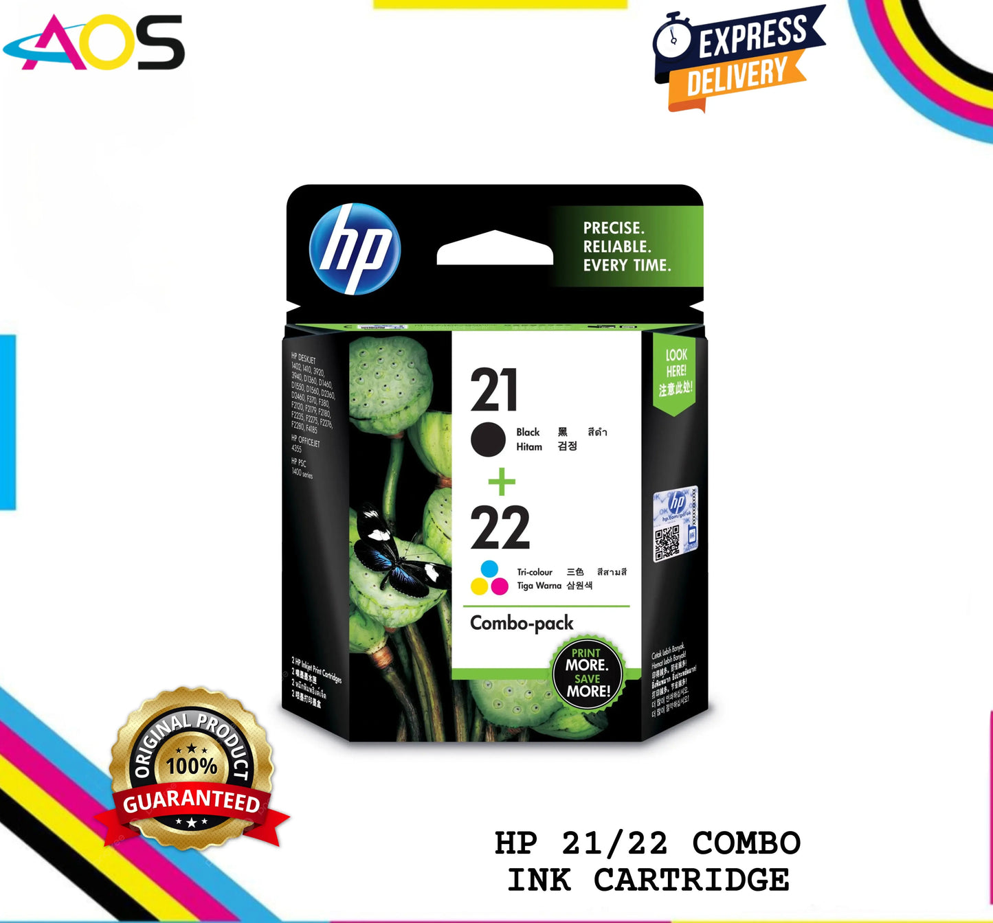 HP 21 22 Combo Ink Cartridge 