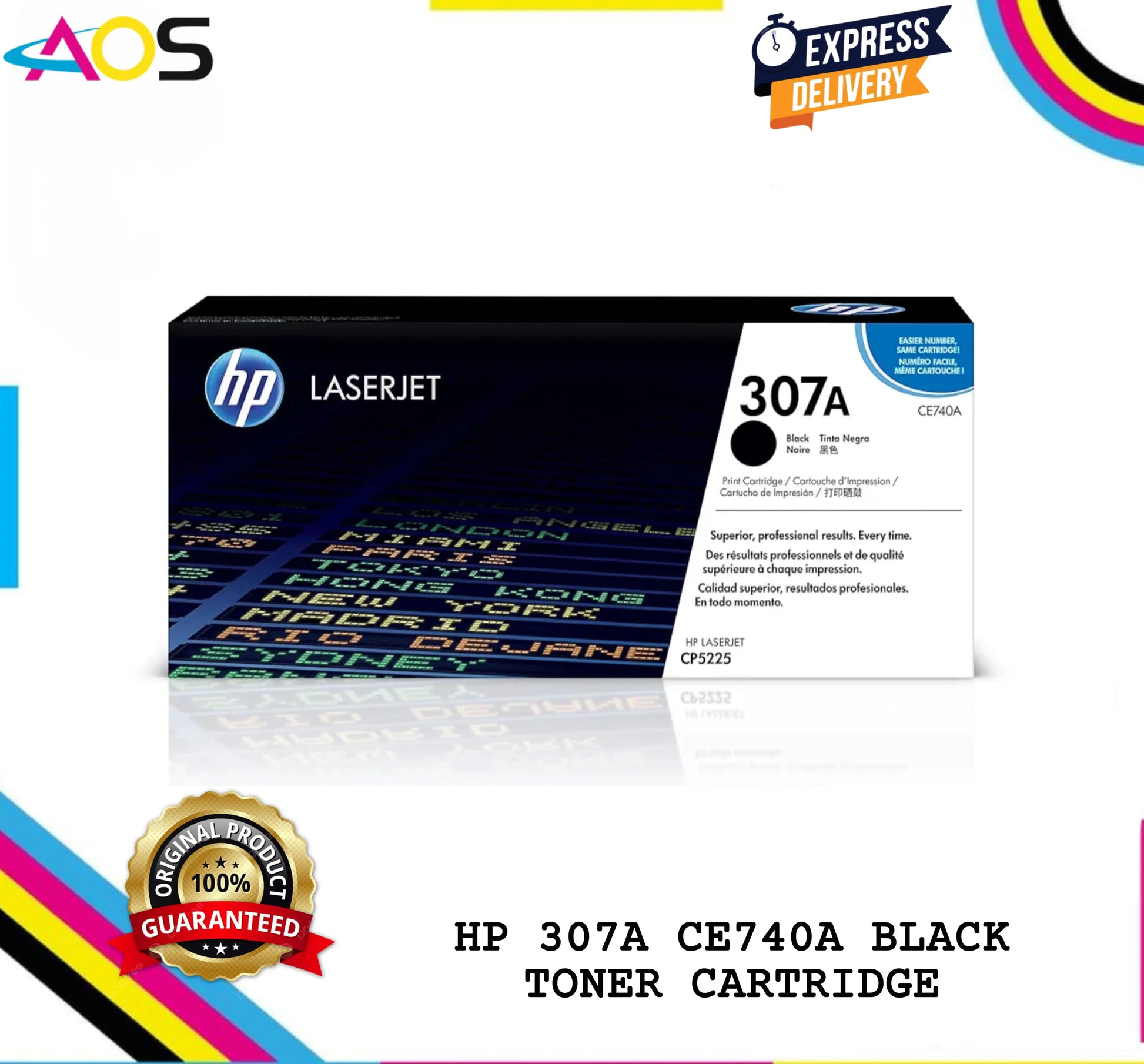 HP 307A Black Toner Cartridge 