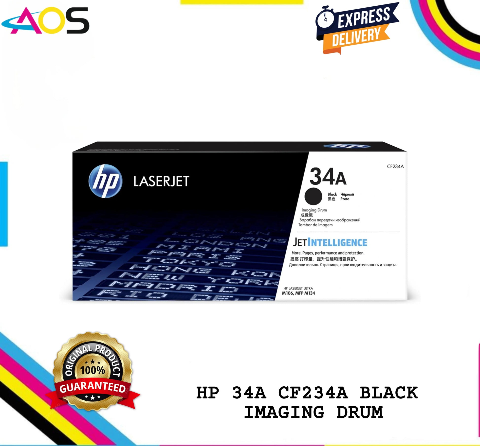 HP 34A Black Imaging Drum unit 