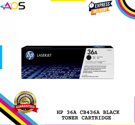hp 36a black toner cartridge
