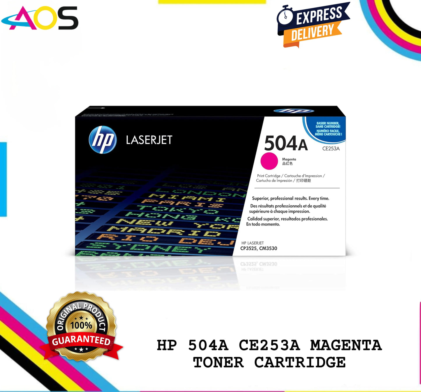 HP 504A Magenta Toner Cartridge 