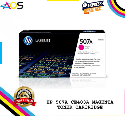 Non-Oem HP 507A Magenta Toner Cartridge (CE403A) - Aos Cartridge AOS Cartridge