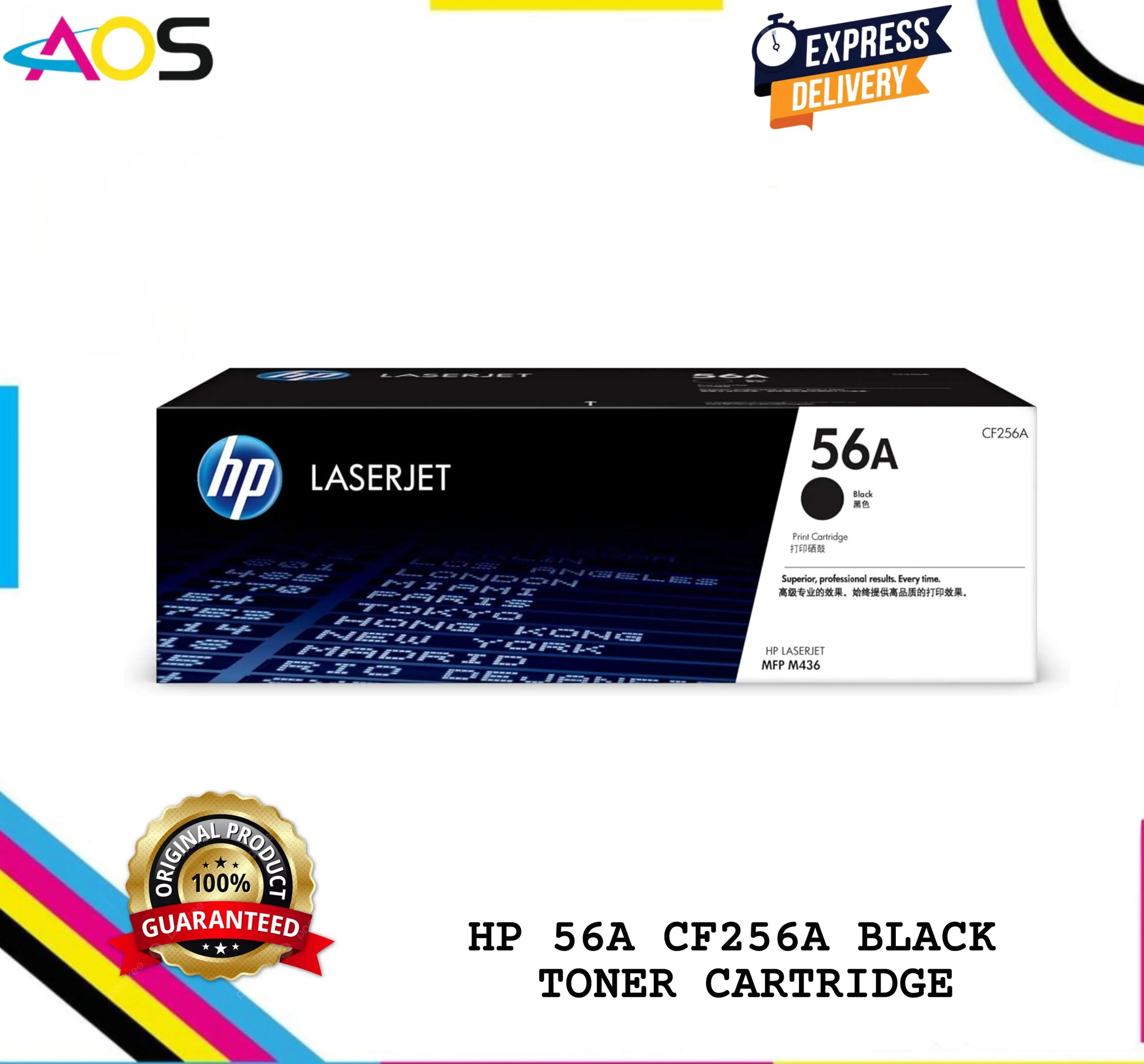 HP 56A BLACK TONER CARTRIDGE 