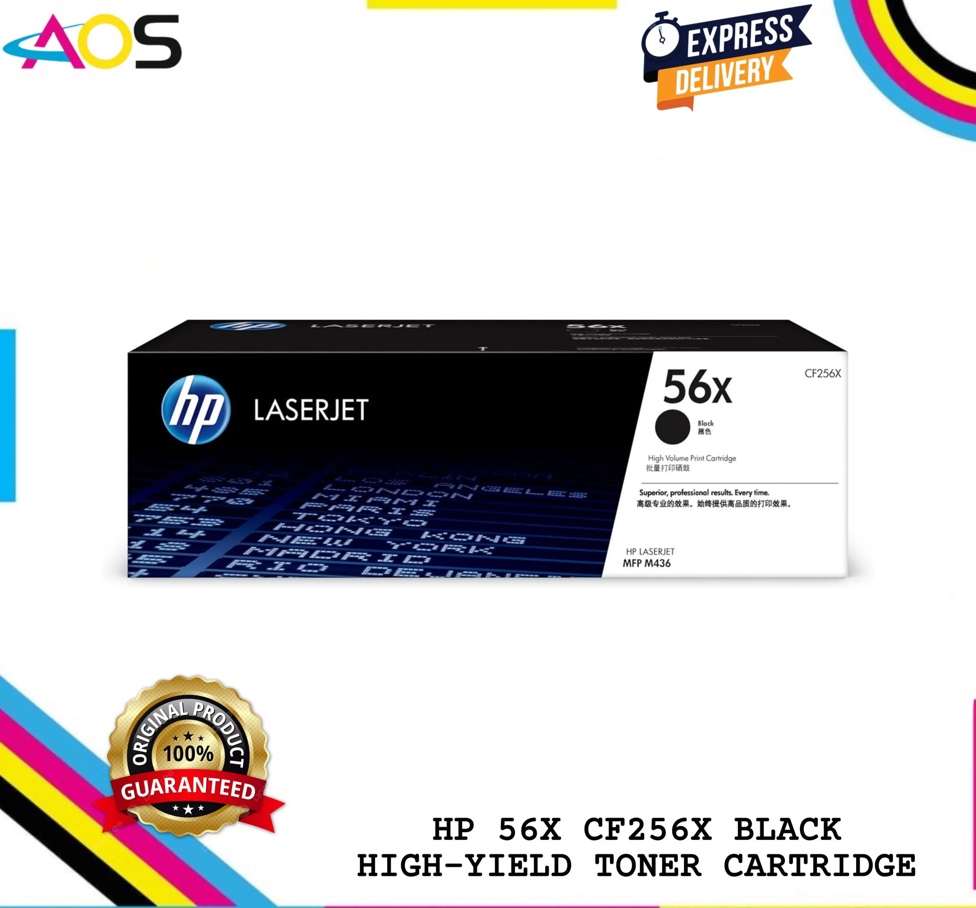 HP 56X BLACK TONER CARTRIDGE 
