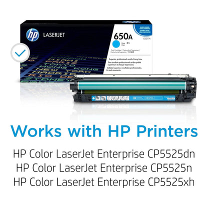 Hp 650a cyan toner 