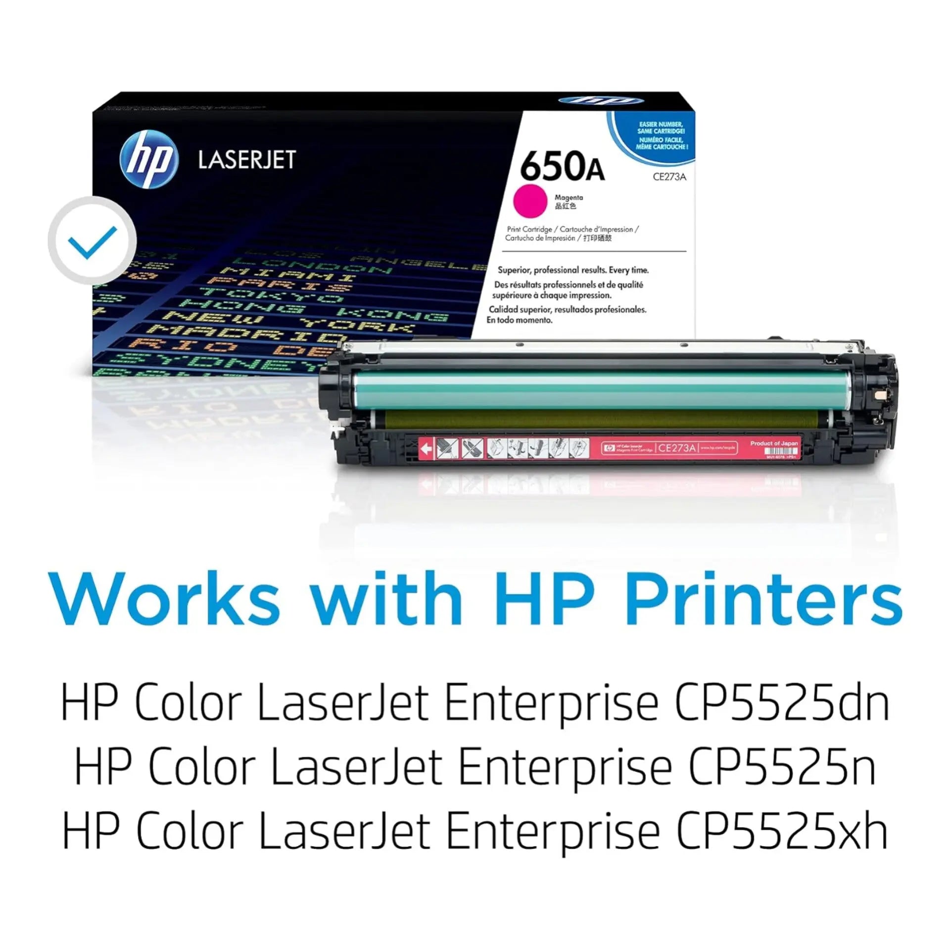 Hp 650a Magenta toner 