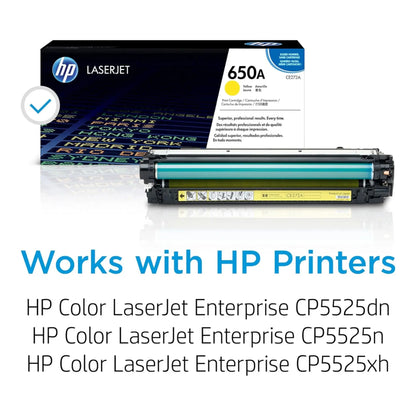 Hp 650a yellow toner