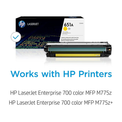 hp 651a yellow toner