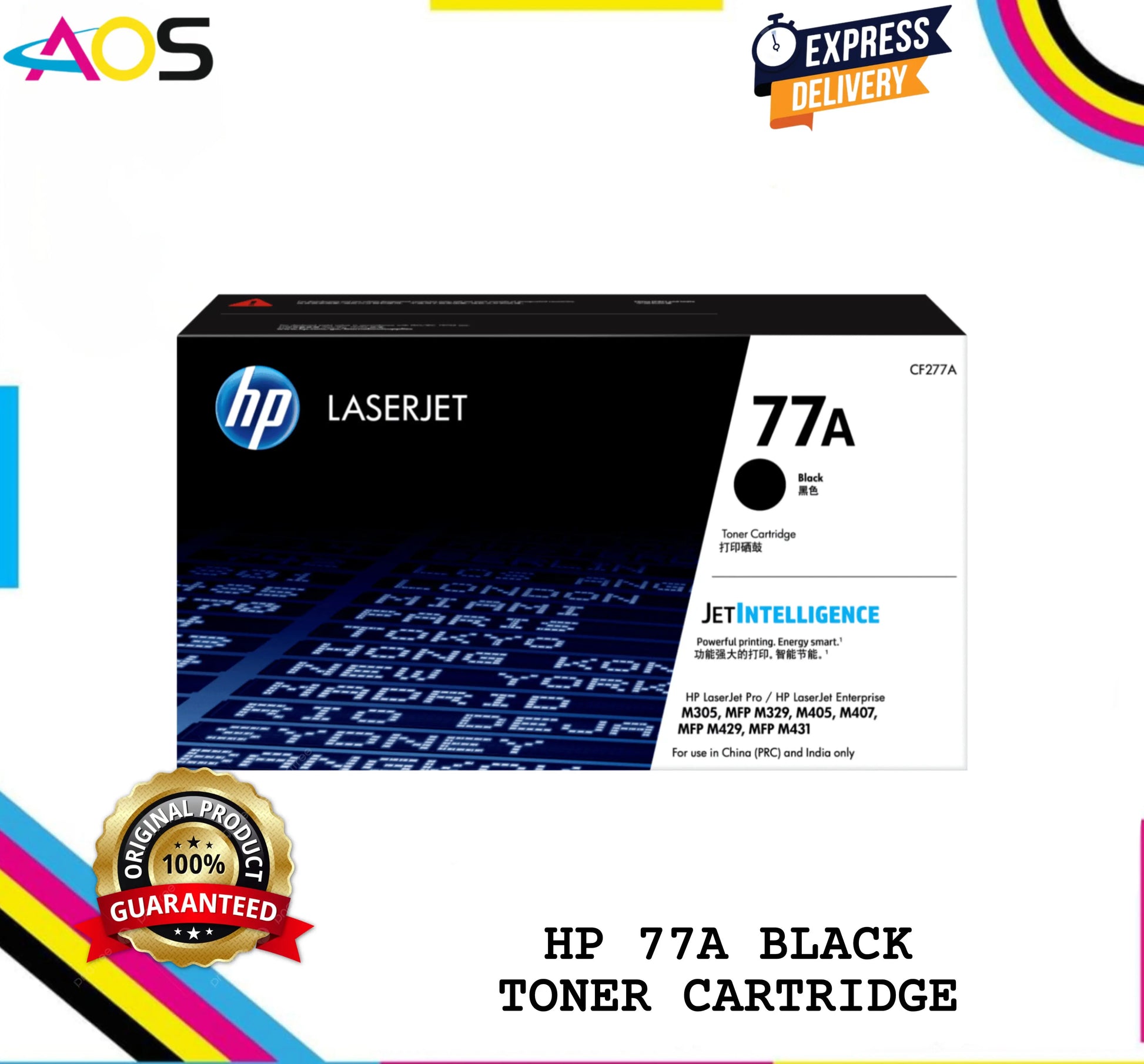 HP 77A Black Toner Cartridge 