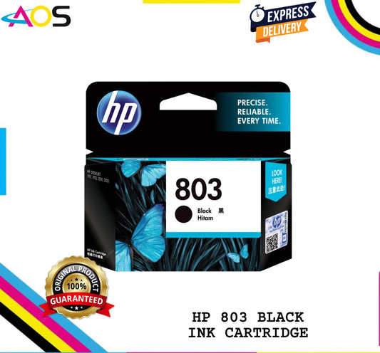 Hp 803 black ink cartridge 