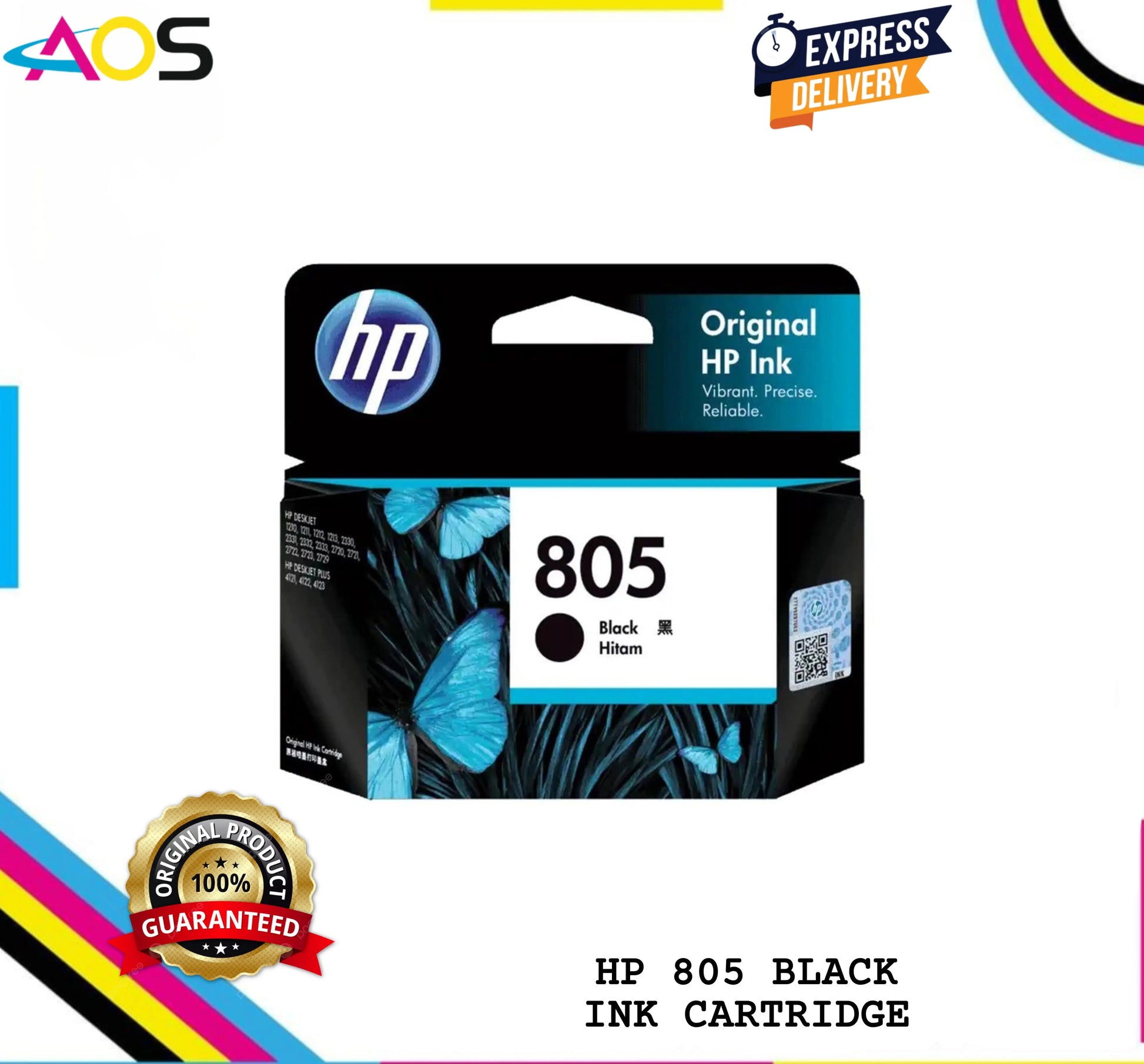 HP 805 Black Ink Cartridge 