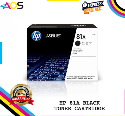 HP 81A Black Toner Cartridge 