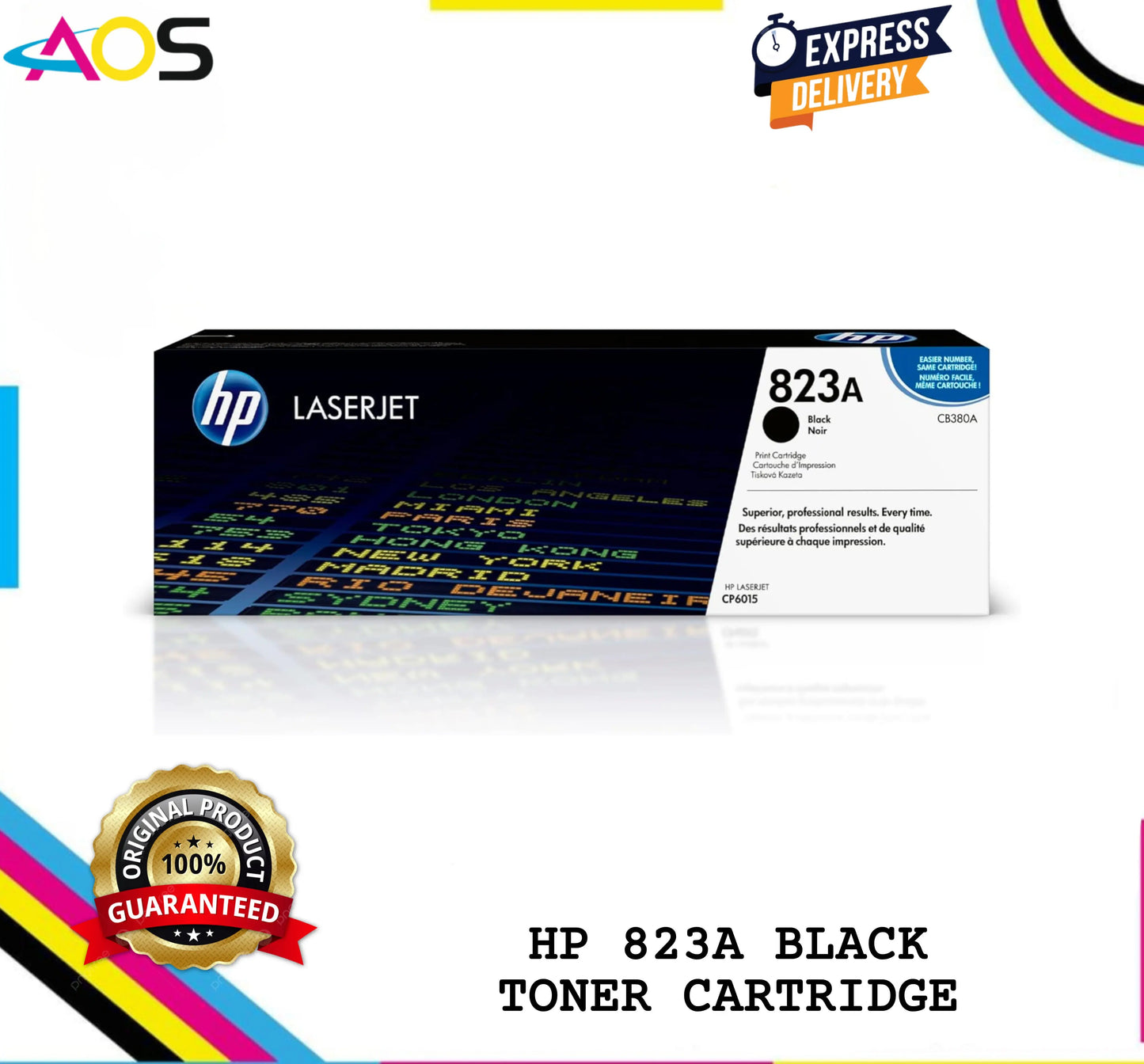 Hp 823a black toner cartridge 