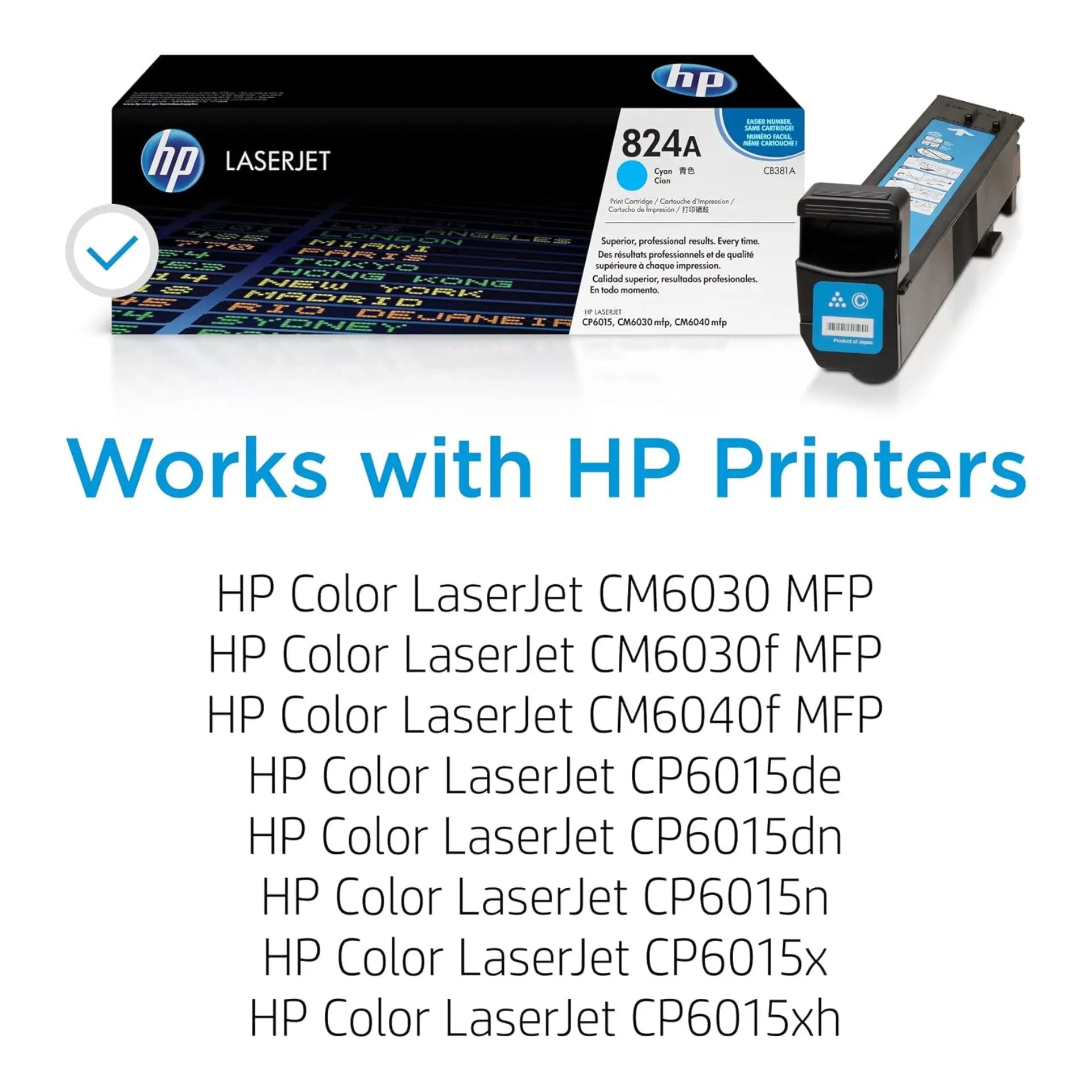 Hp 824a cyan toner 