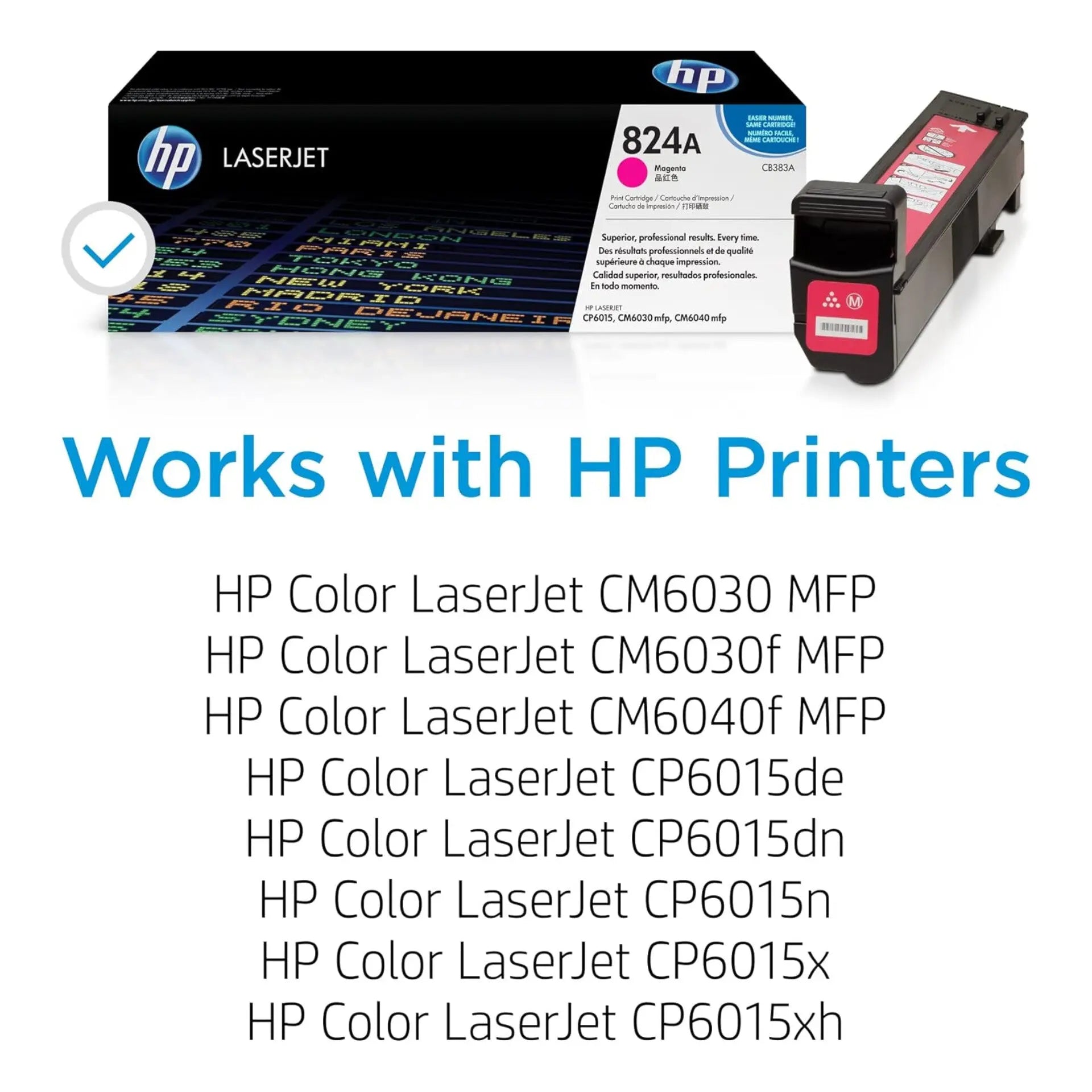 Hp 824a magenta toner