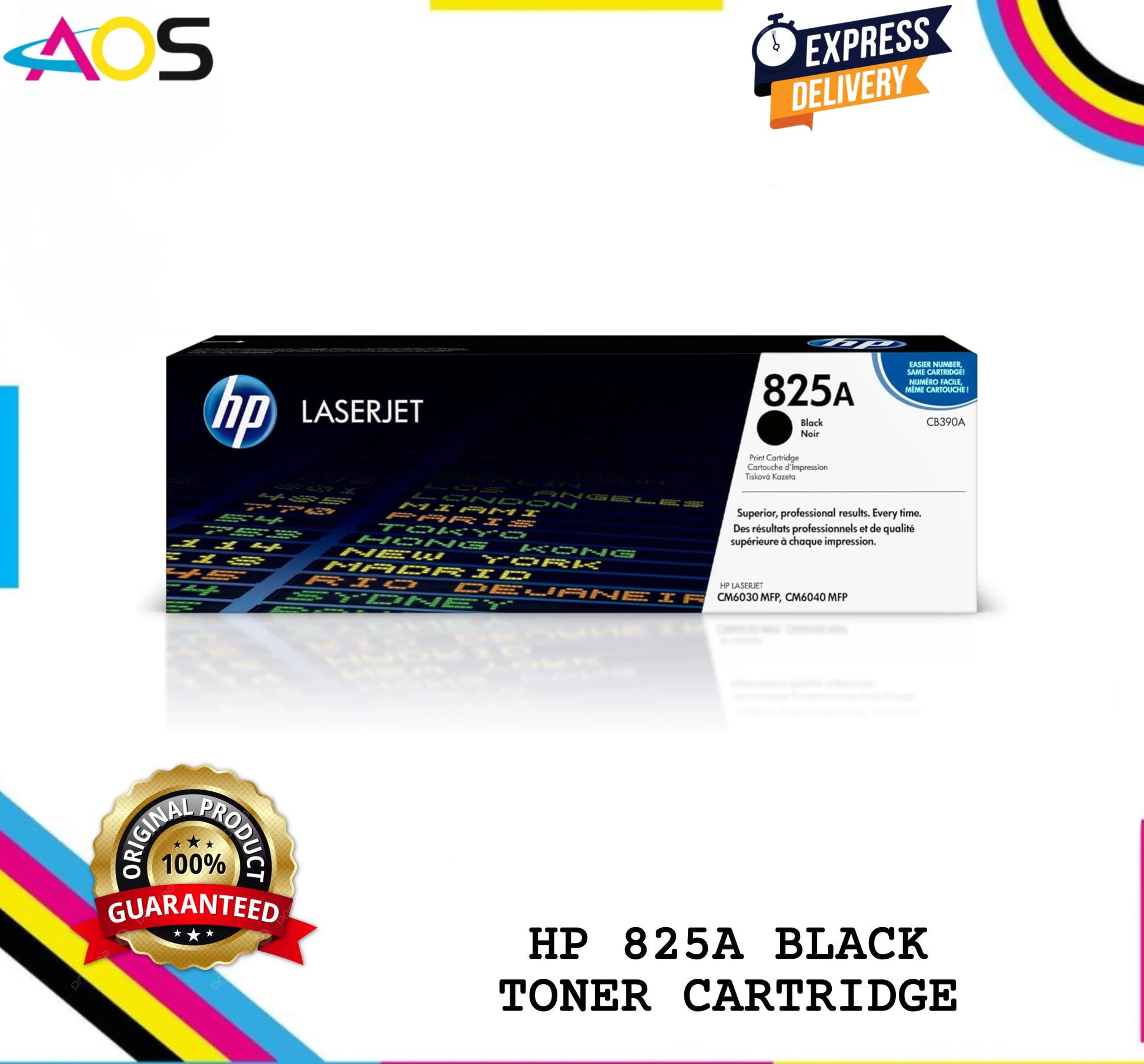 Hp 825a black toner cartridge 