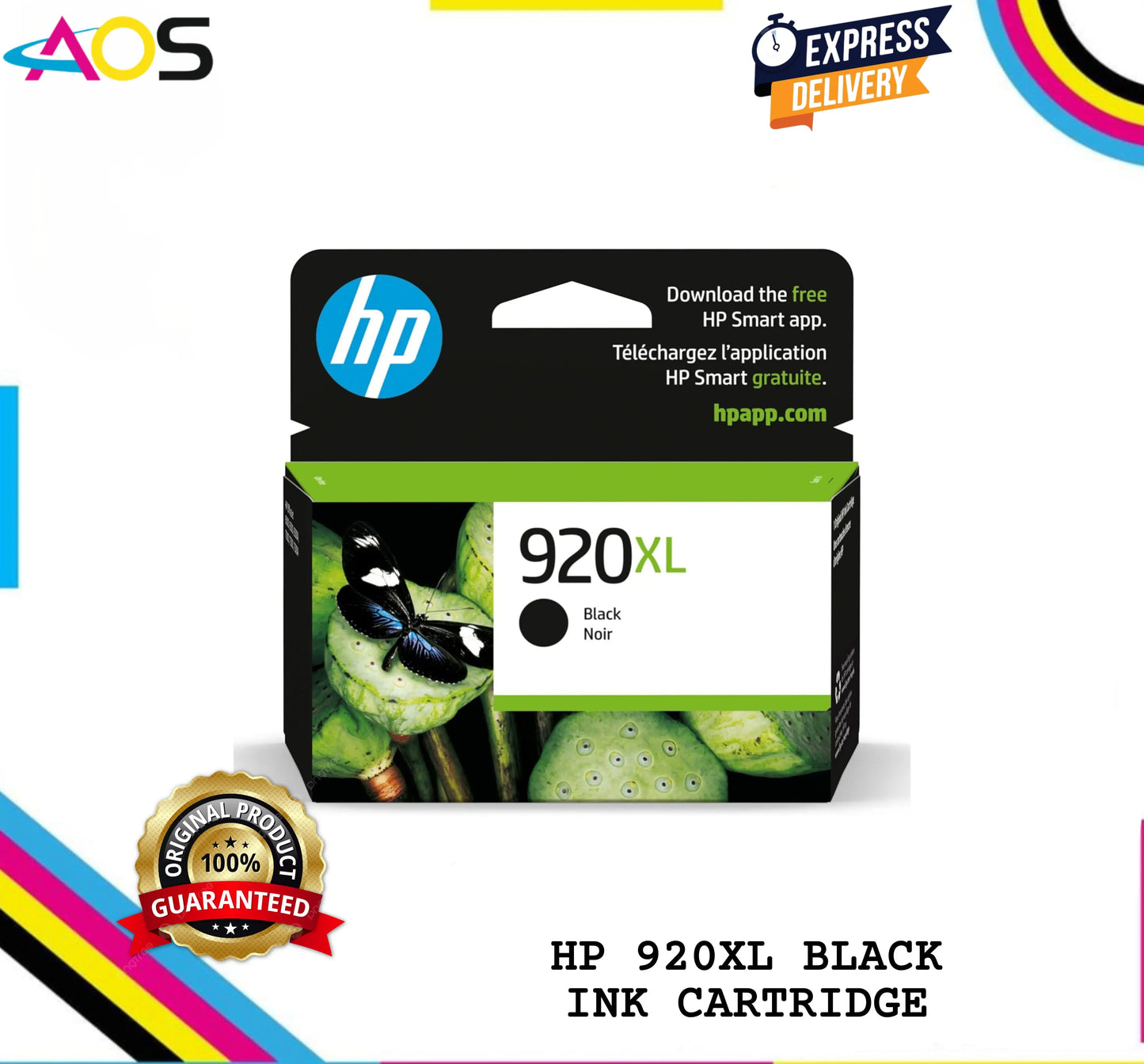 Hp 920xl black ink cartridge 