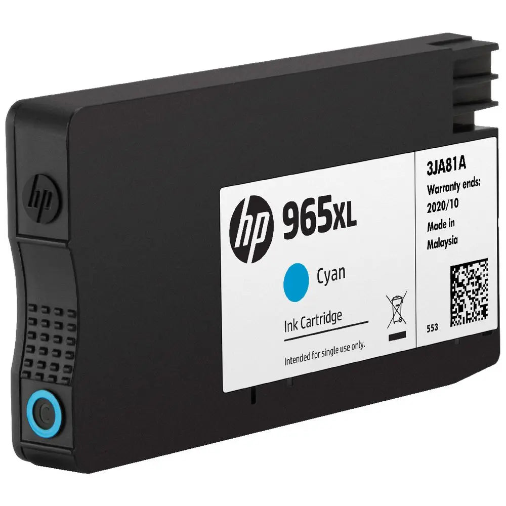 Non-Oem HP 965XL Cyan High Yield Ink Cartridge - Aos Cartridge Aos Cartridge