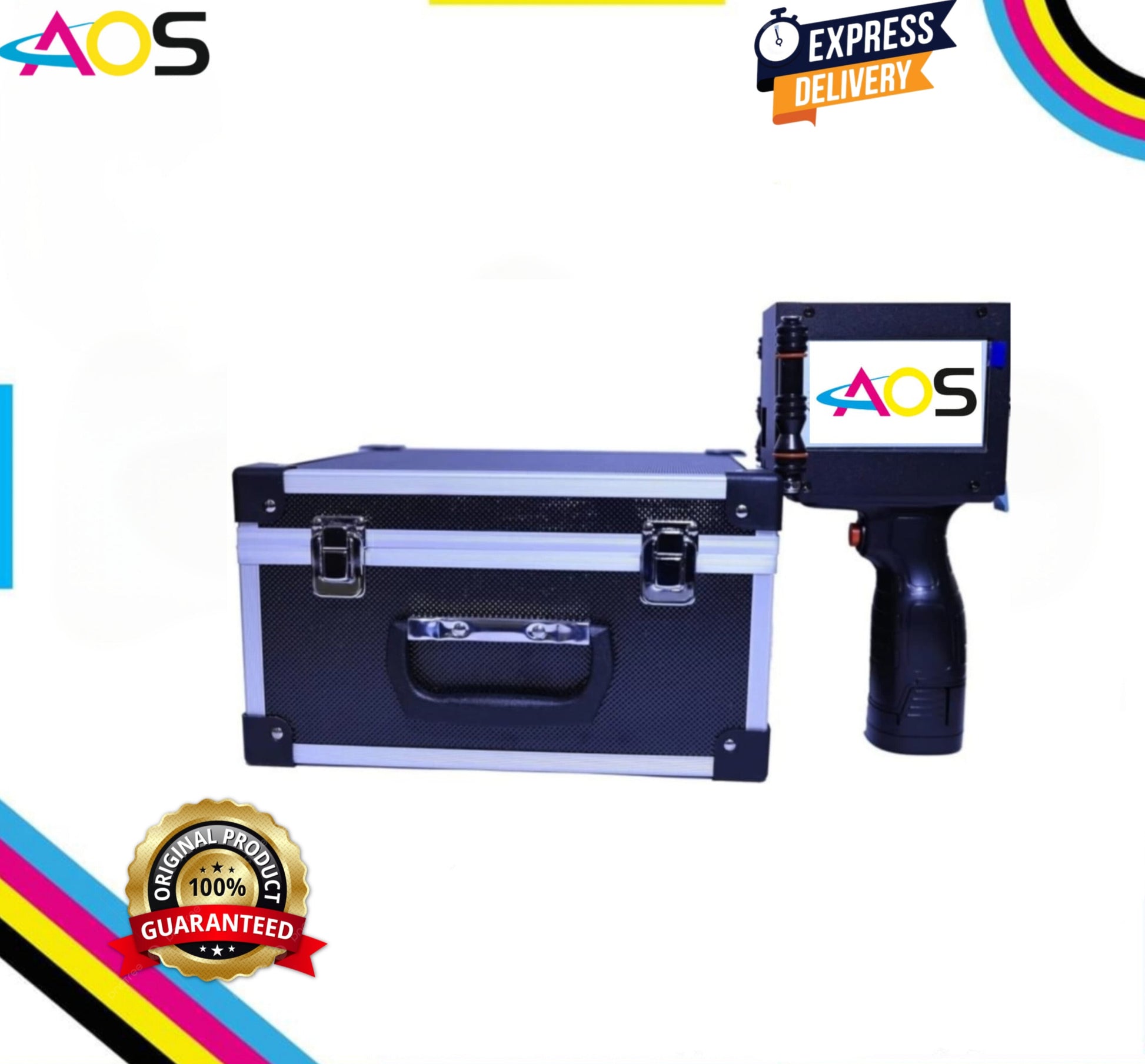 12.7mm Metal body Handheld TIJ Handle Printer Aos Cartridge