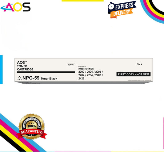 Aos NPG-59 Black Toner Cartridge - Replacement For Canon Npg-59 Aos Cartridge