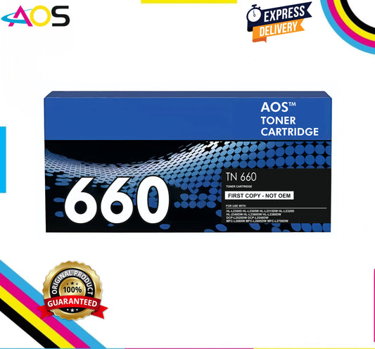 Aos Tn-660 Toner Cartridge - Replacement For Brother Tn-660 Aos Cartridge