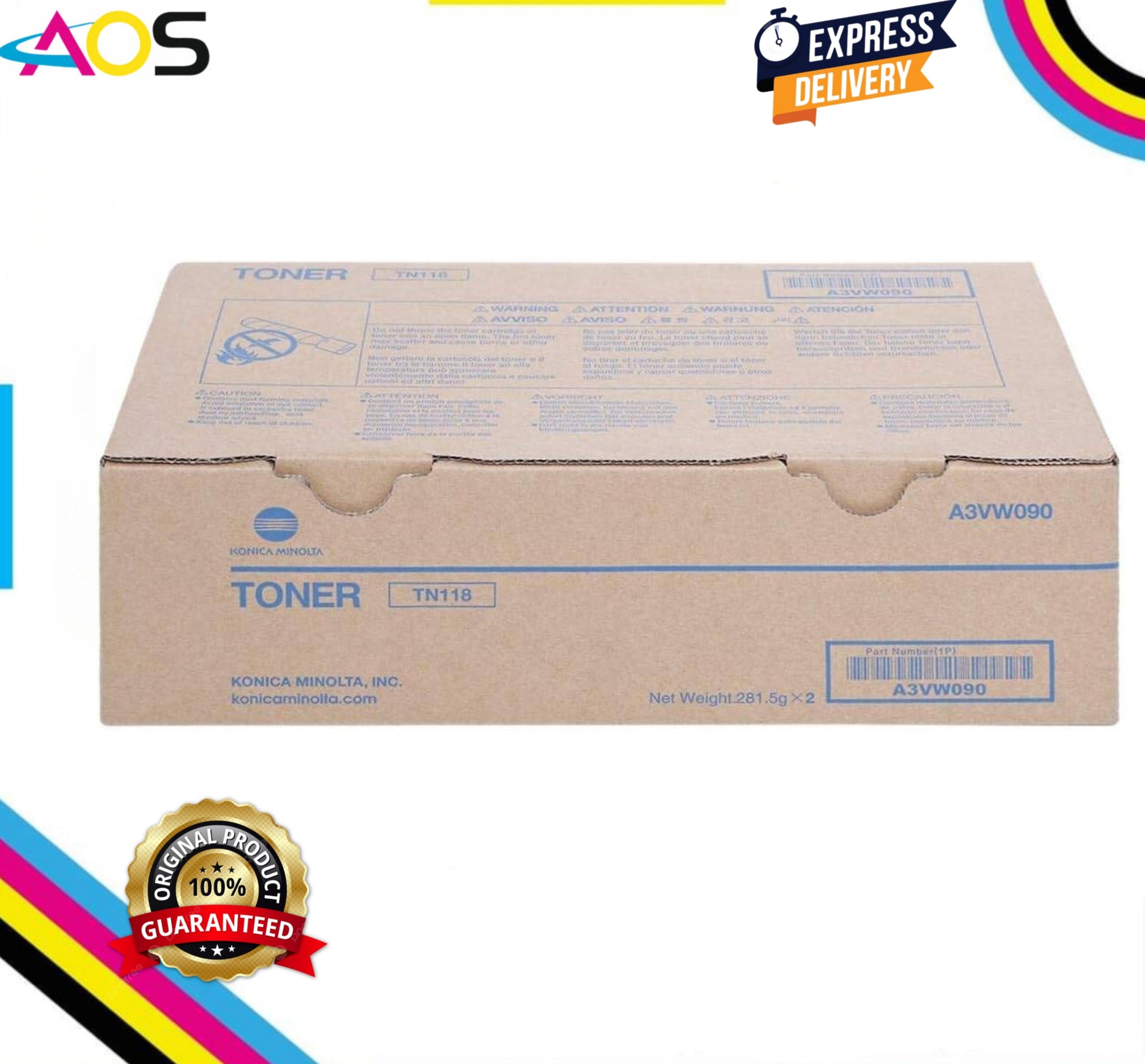 Konica Minolta TN-118 Black Toner Cartridge Aos Cartridge