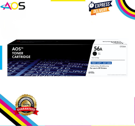 Aos 56A Black Toner Cartridge - Replacement For HP 56A CF256A Aos Cartridge